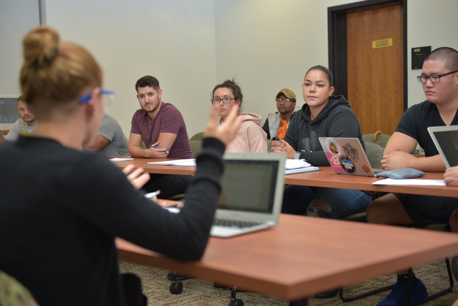 Student discussion during master's class