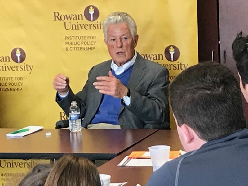 Governor Jim Florio at Rowan Institute event