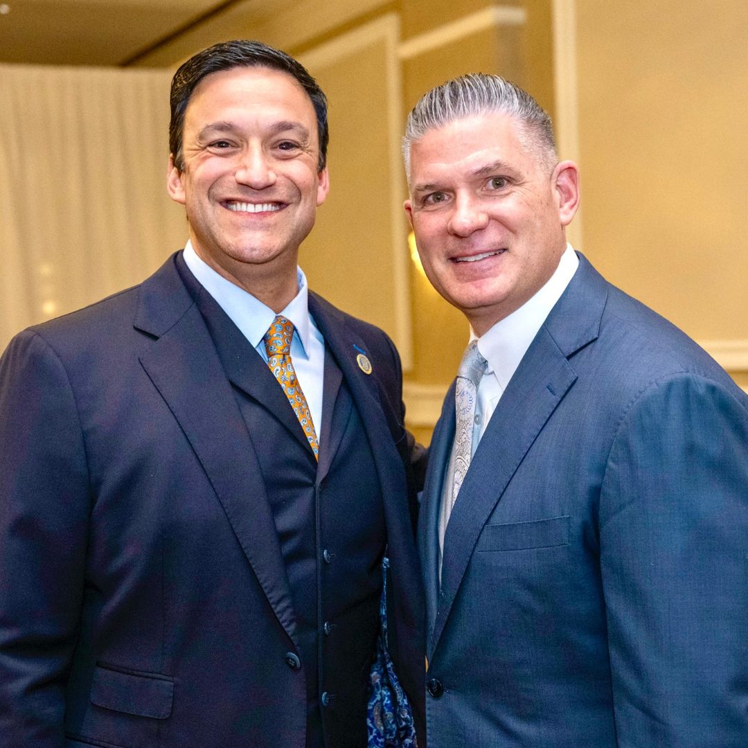 Sen. Mike Testa and Asm. Lou Greenwald at the RIPPAC Gala