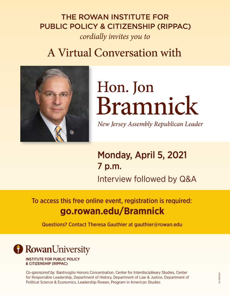 Hon. Jon Bramnick Event Flyer