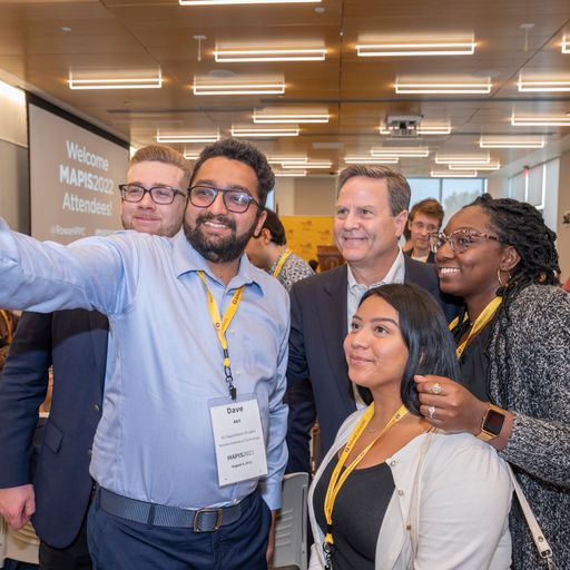 Rep. Norcross takes a selfie with students