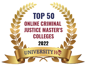 top 50 online criminal justice masters degree