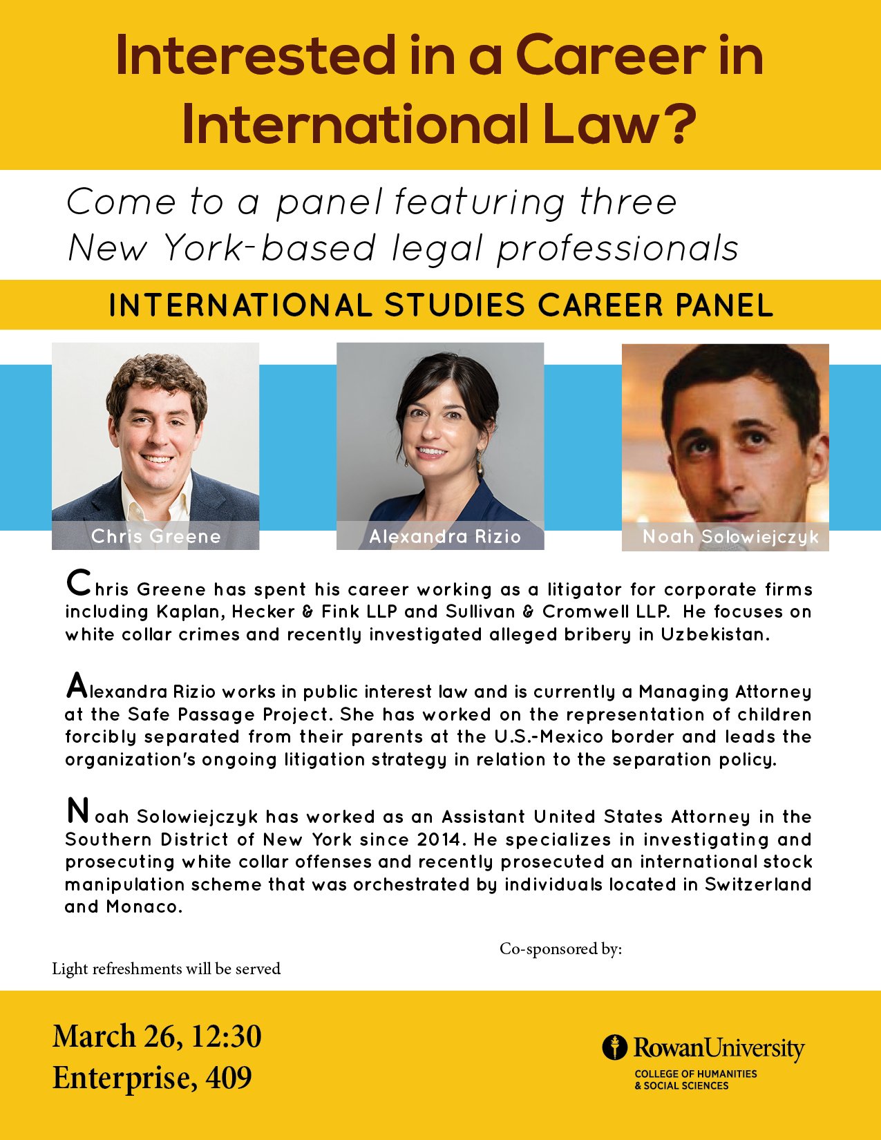 International Studies Career Panel