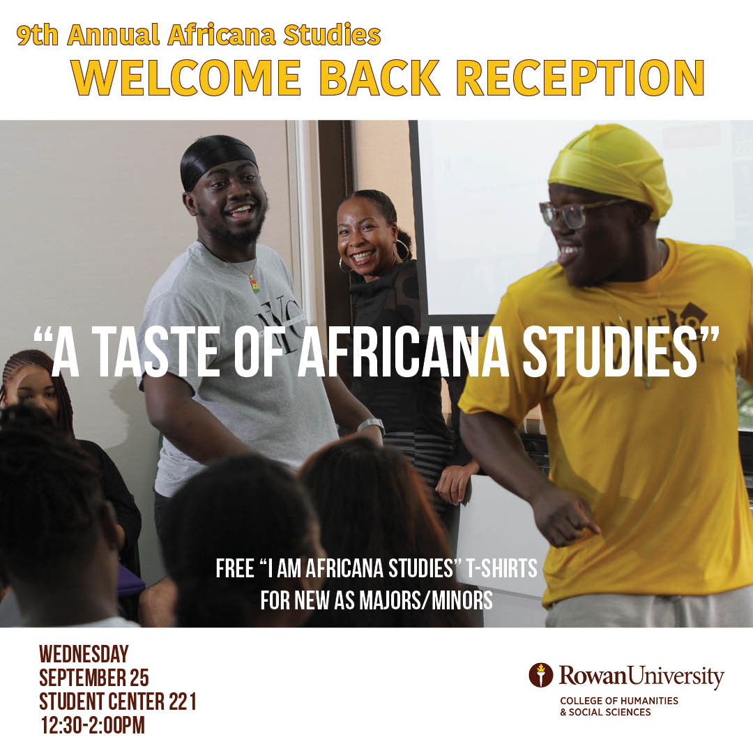 Africana Studies Welcome Back