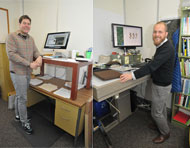 Dr. Jordan Howell (left) and Dr. Zachary Christman (right)